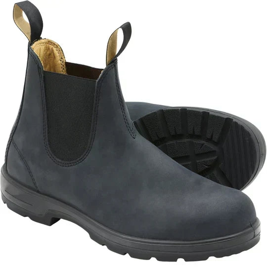 Botas Chelsea impermeables — Paneles elásticos, suela con tacos