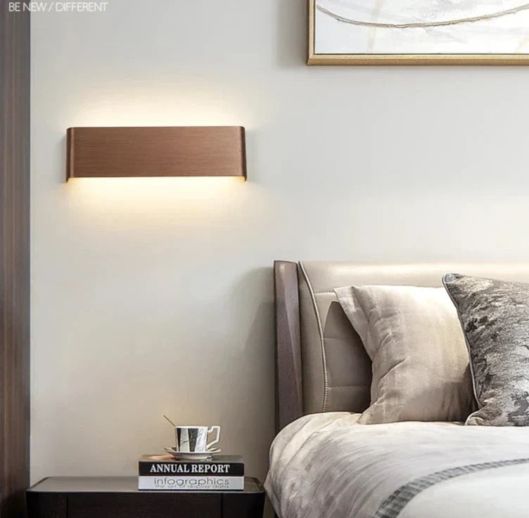 APHRODITE Ultra-Thin Aluminum LED Wall Lamp, Acrylic Shade