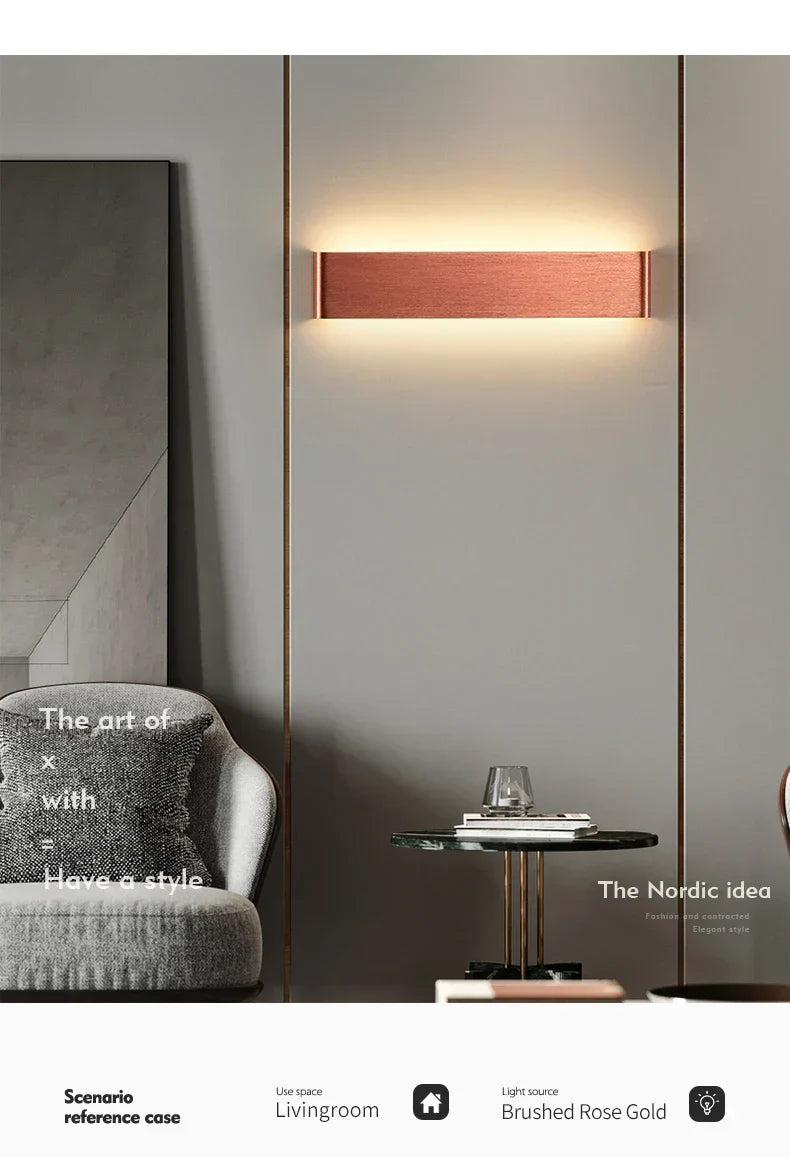 APHRODITE Ultra-Thin Aluminum LED Wall Lamp, Acrylic Shade