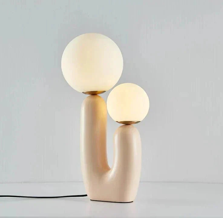 AuroraLume Table Lamp — Dual G9 LED Bulbs, Up-Down Directional Shade