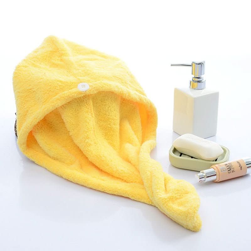 AirGlow Quick-Dry Microfiber Hair Turban — High-Absorbency, Gentle on All Hair Types