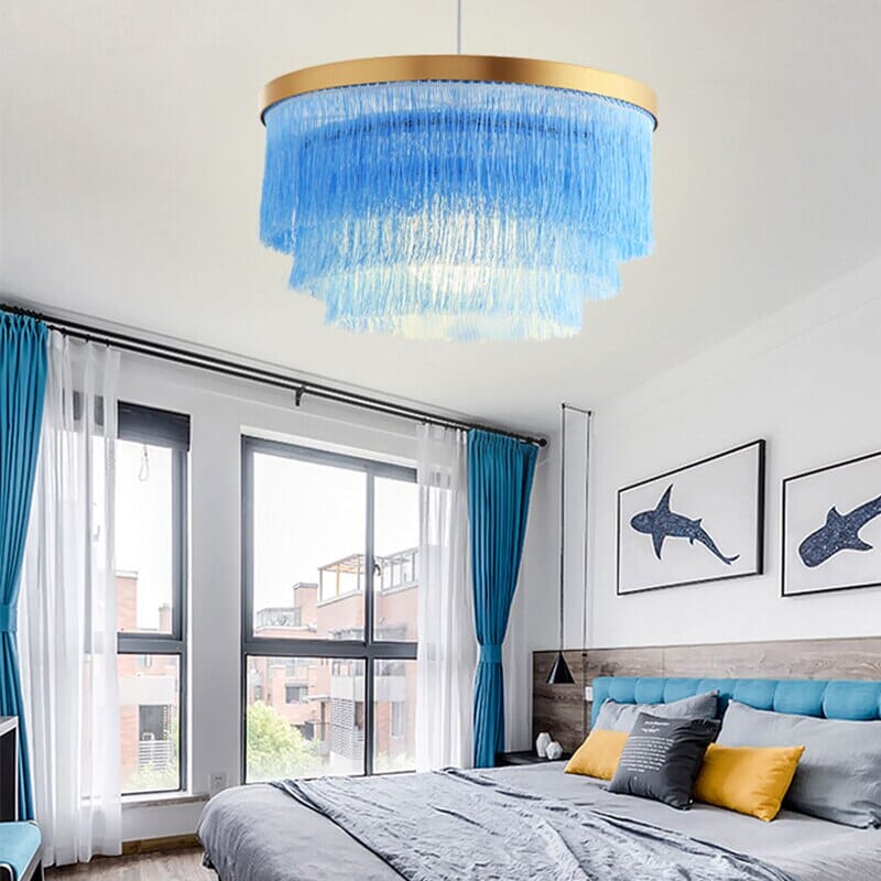 LunaBoho Adjustable Suspension Pendant Light — Custom Hang Height