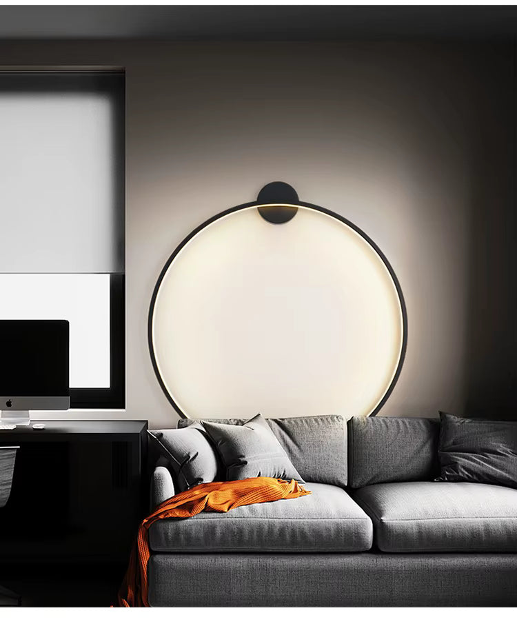 Sun Shaped Round Wall Lamp — Bright LED Lighting, AC 90-260V Compatible