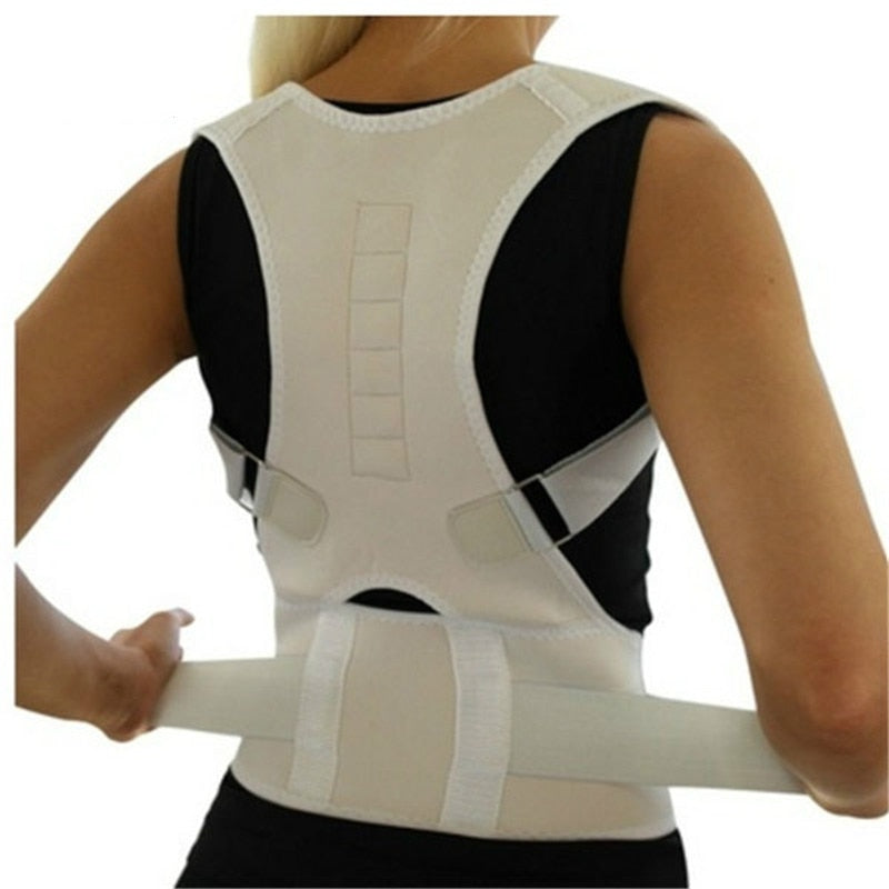 Magnetic Posture Back Brace — Adjustable Support