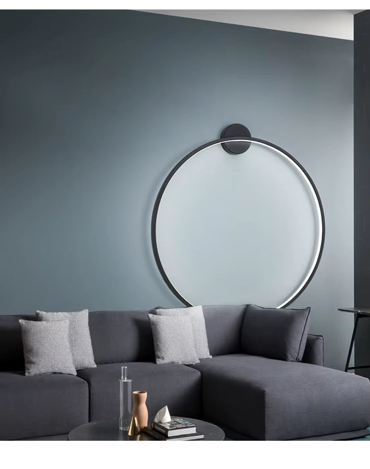 Sun Shaped Round Wall Lamp — Bright LED Lighting, AC 90-260V Compatible