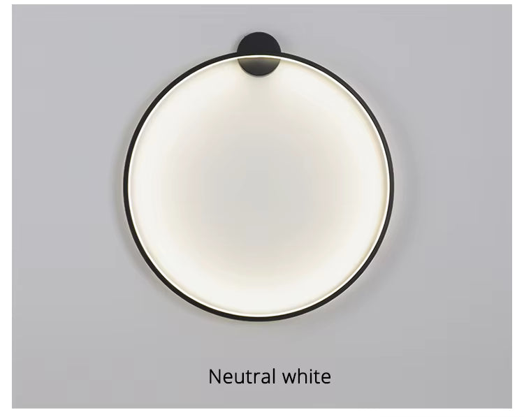 Sun Shaped Round Wall Lamp — Bright LED Lighting, AC 90-260V Compatible