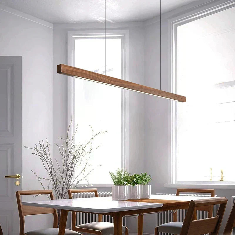 Liora 1-Light Wood Pendant Ceiling Lamp with Hanging Cord
