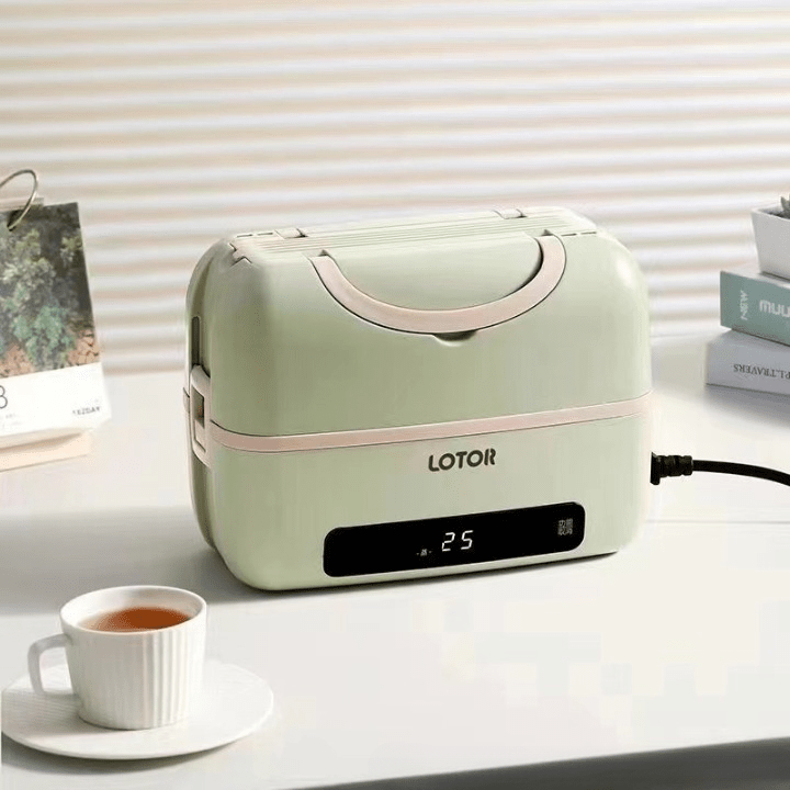 HeatWave Portable Electric Lunch Box — Built-In Heating System, Quick Warm-Up