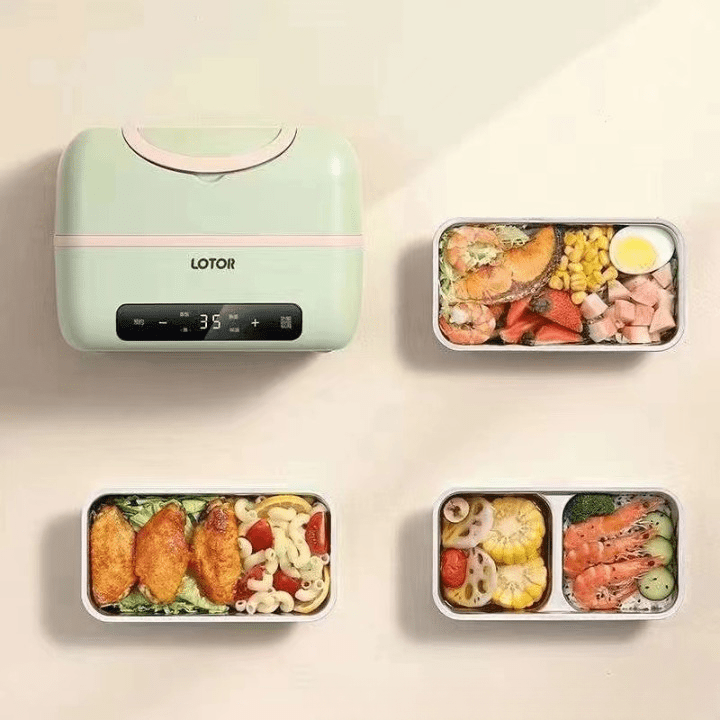 HeatWave Portable Electric Lunch Box — Built-In Heating System, Quick Warm-Up