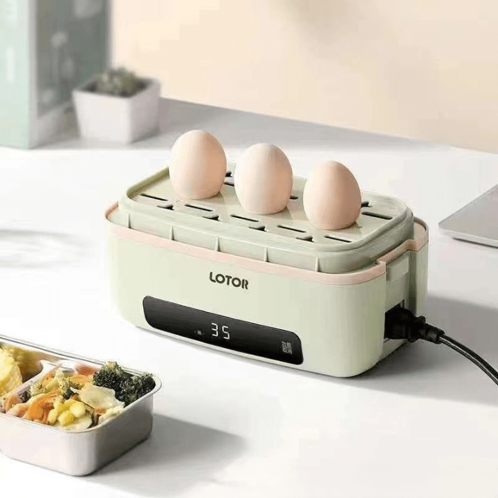 HeatWave Portable Electric Lunch Box — Built-In Heating System, Quick Warm-Up