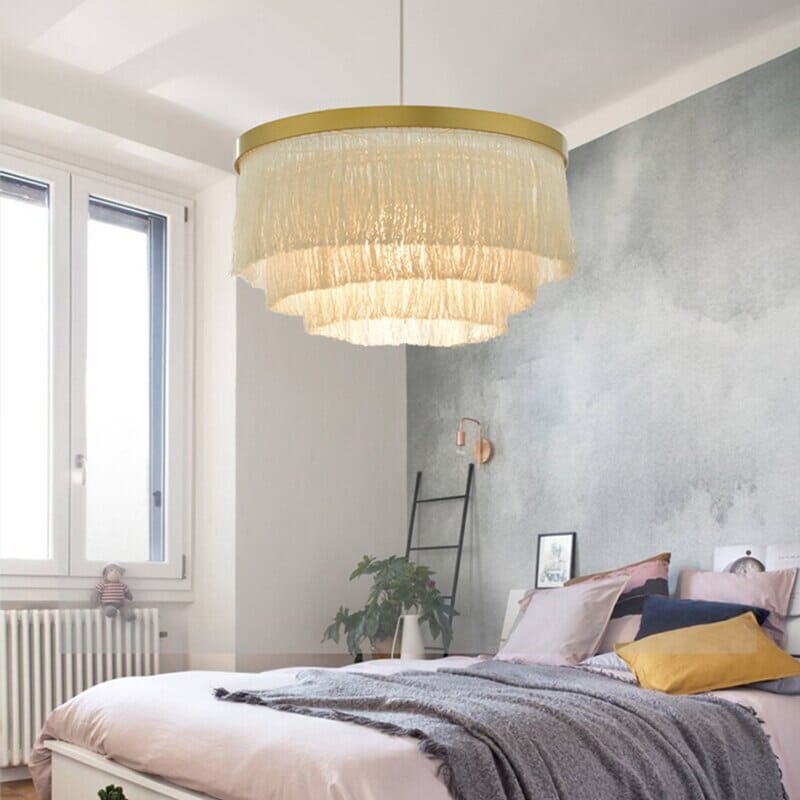 LunaBoho Adjustable Suspension Pendant Light — Custom Hang Height