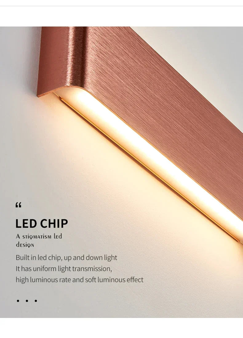 APHRODITE Ultra-Thin Aluminum LED Wall Lamp, Acrylic Shade