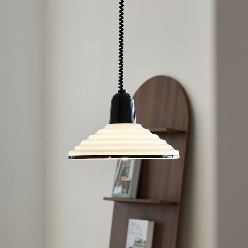 Beaumont French Cream Glass Pendant Light