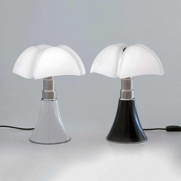 Florena Adjustable Height Bedside Table Lamp — Floral Sculptural Detail