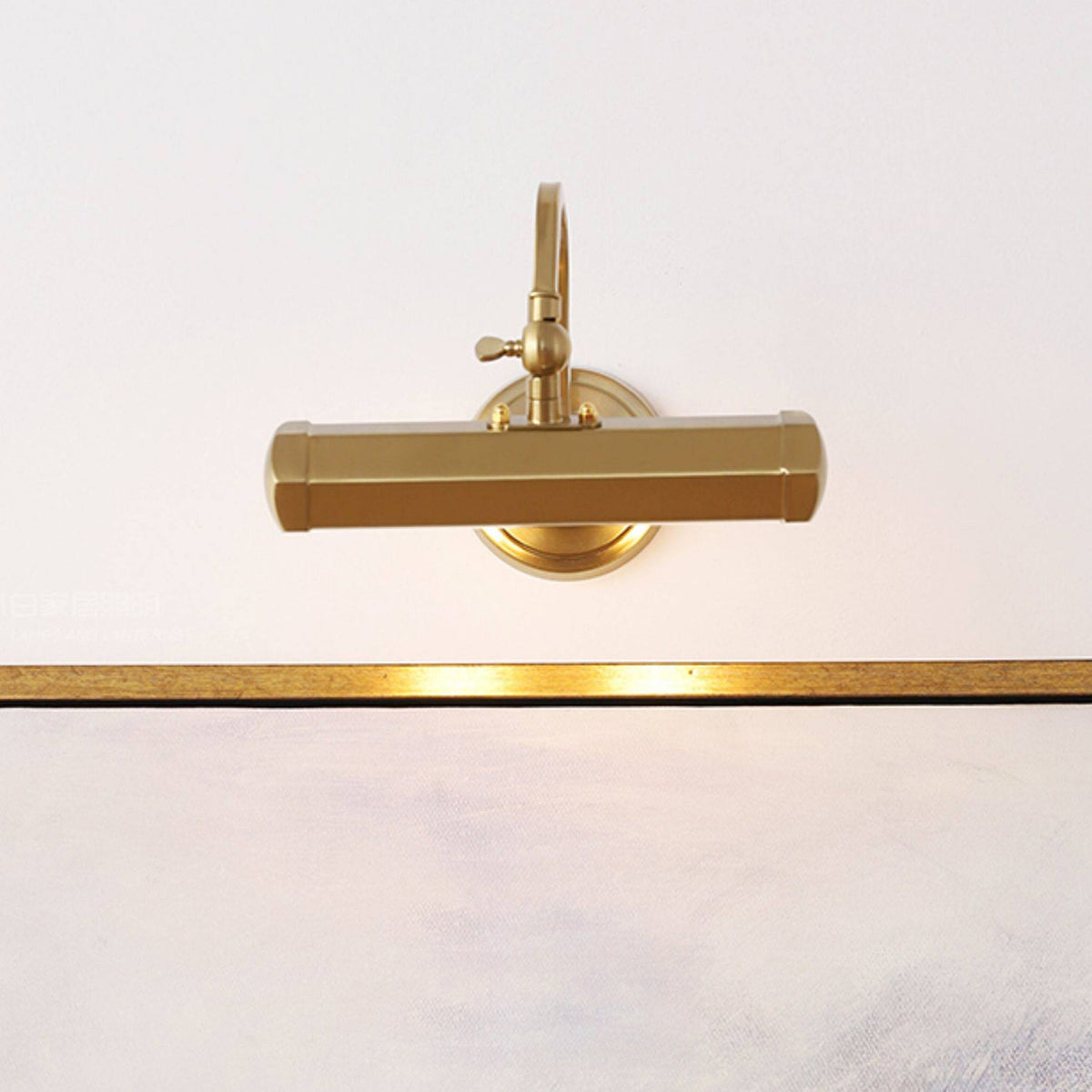 Verstelbare schilderijlamp van ijzer — G9, chroom, zwart of koper