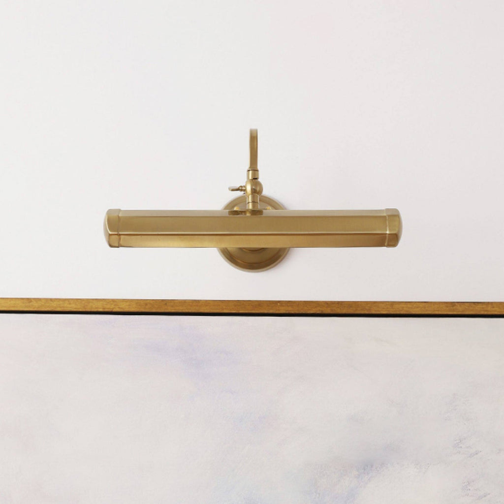 Verstelbare schilderijlamp van ijzer — G9, chroom, zwart of koper
