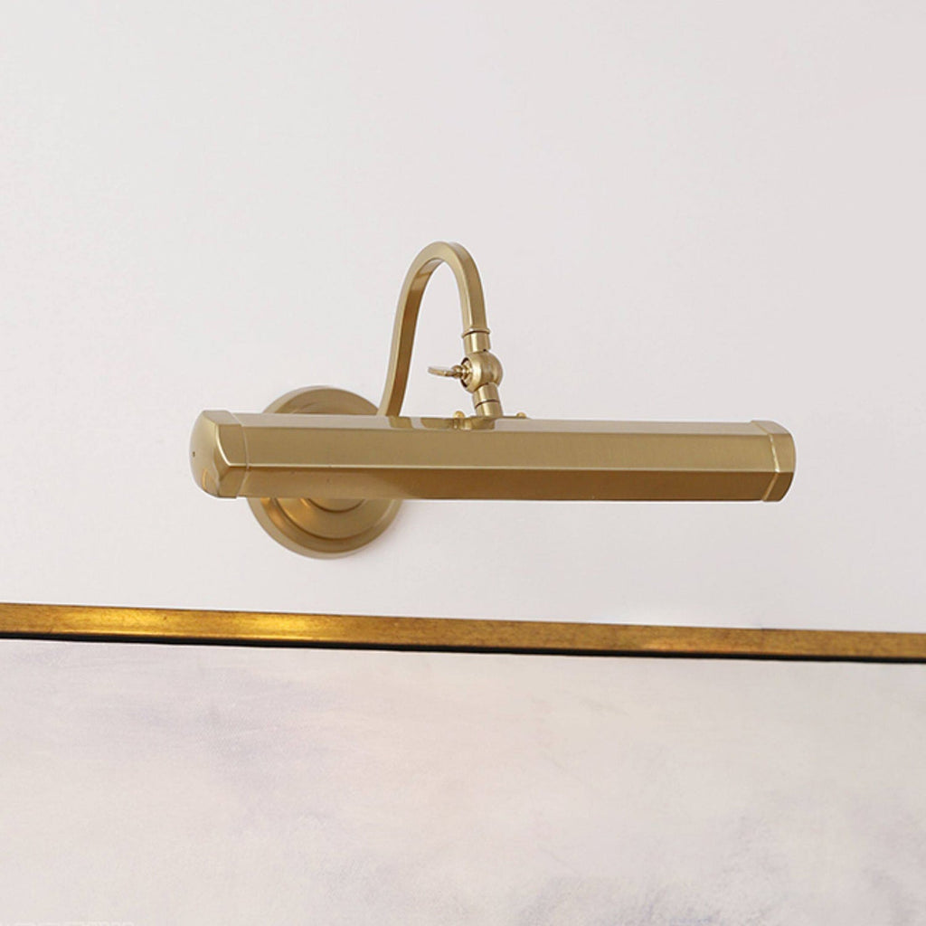 Verstelbare schilderijlamp van ijzer — G9, chroom, zwart of koper