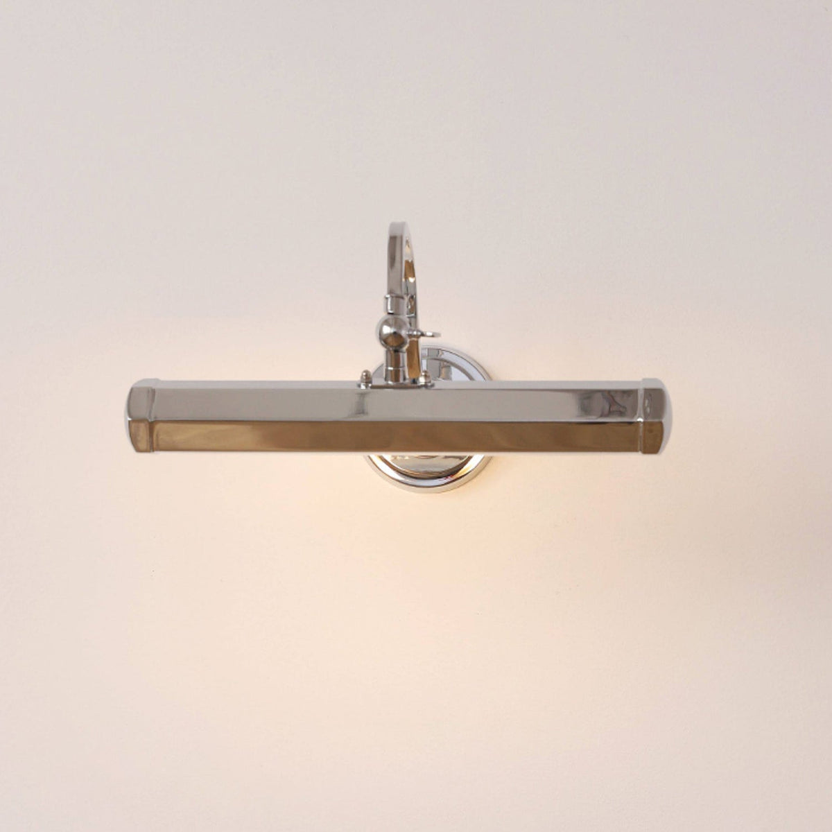 Verstelbare schilderijlamp van ijzer — G9, chroom, zwart of koper