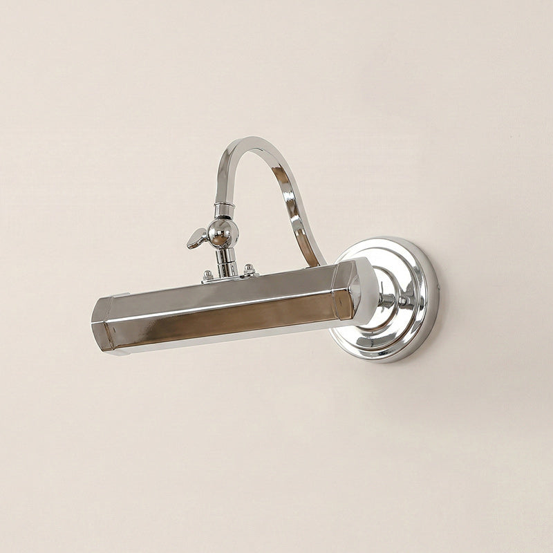 Verstelbare schilderijlamp van ijzer — G9, chroom, zwart of koper