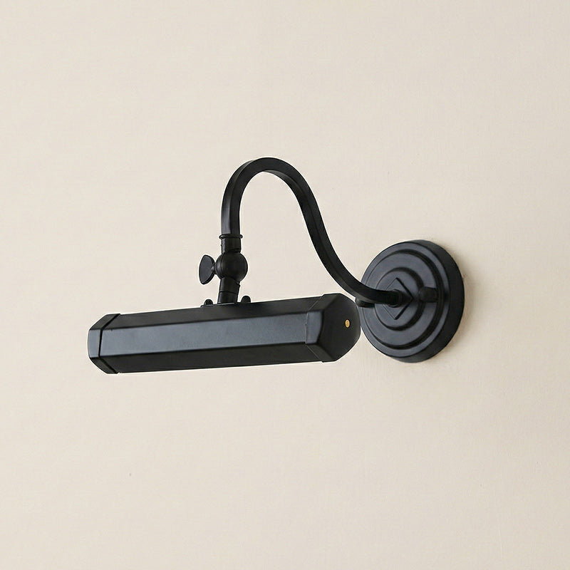 Verstelbare schilderijlamp van ijzer — G9, chroom, zwart of koper