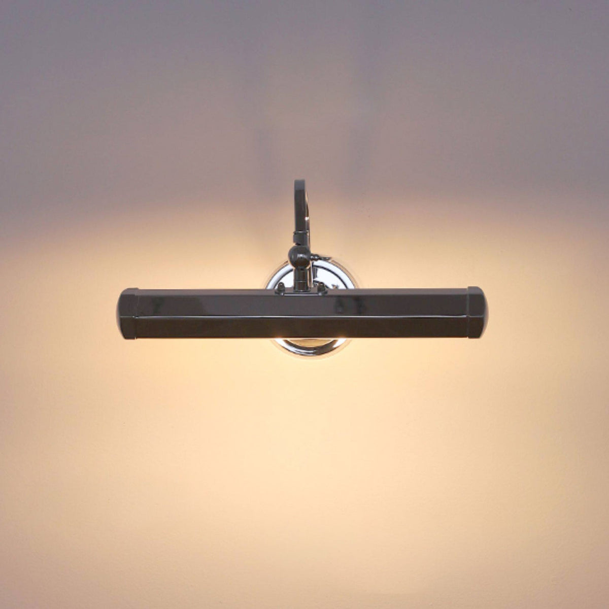 Verstelbare schilderijlamp van ijzer — G9, chroom, zwart of koper