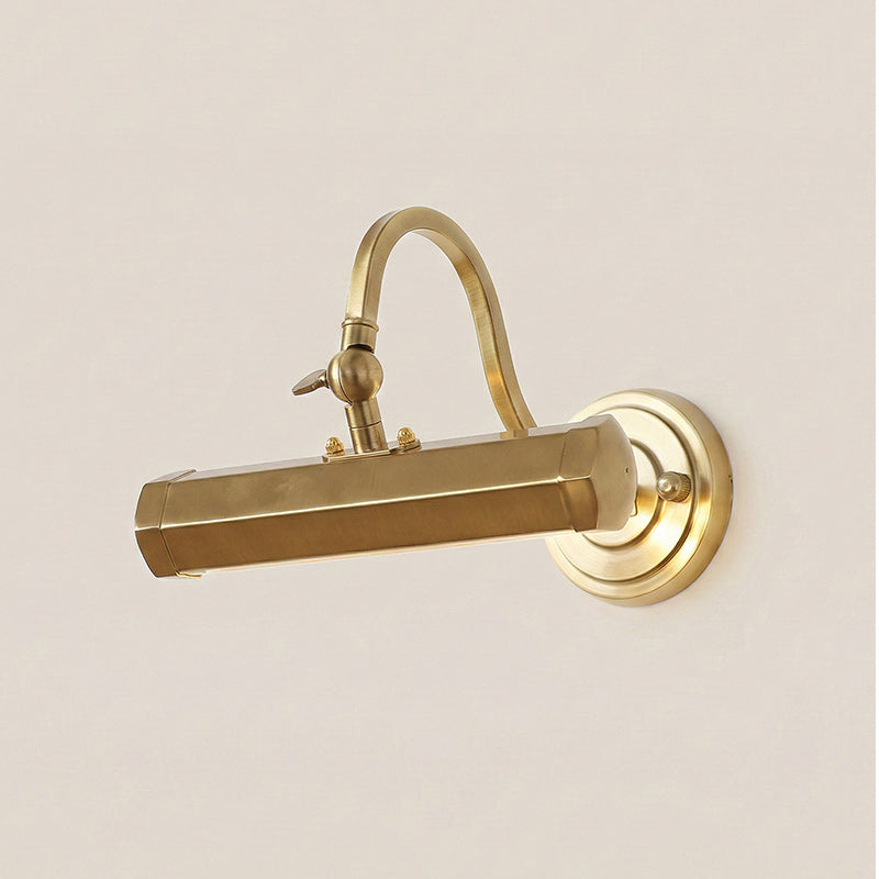 Verstelbare schilderijlamp van ijzer — G9, chroom, zwart of koper