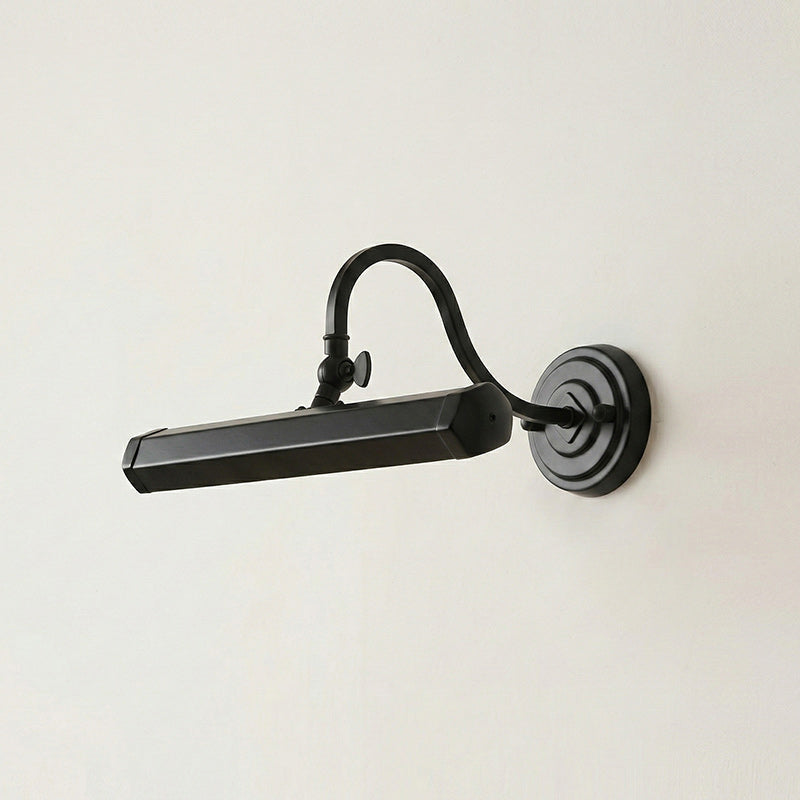 Verstelbare schilderijlamp van ijzer — G9, chroom, zwart of koper