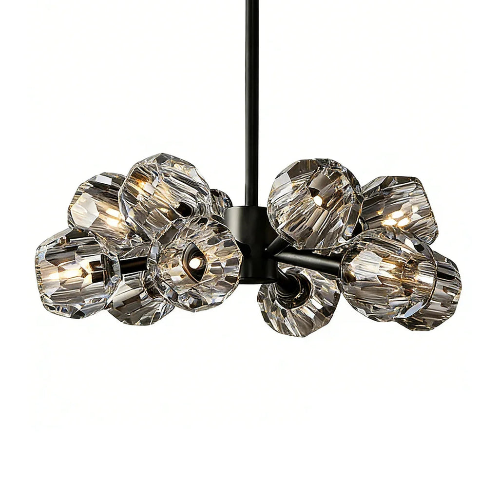 Hand-Cut Crystal Orb Branching Chandelier | wildoxy