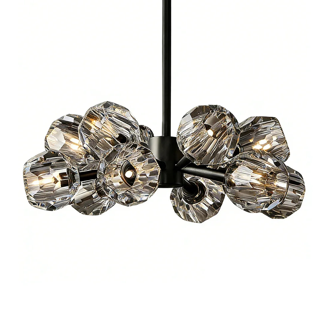 Hand-Cut Crystal Orb Branching Chandelier | wildoxy