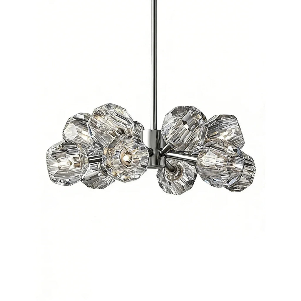 Hand-Cut Crystal Orb Branching Chandelier | wildoxy