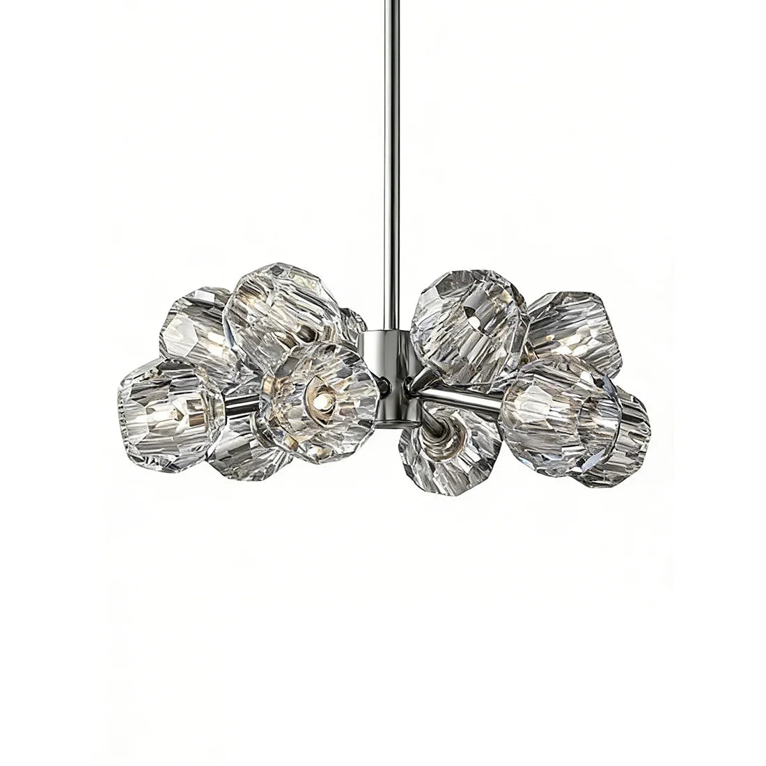 Hand-Cut Crystal Orb Branching Chandelier | wildoxy
