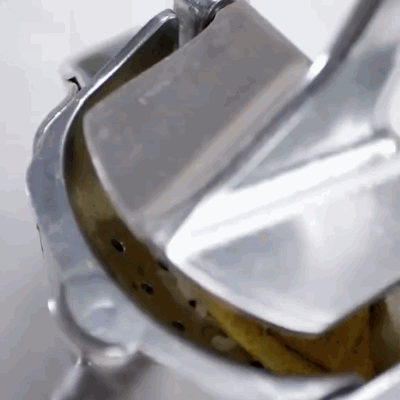 Handmatige citruspers — ergonomische grip, bediening met één hand