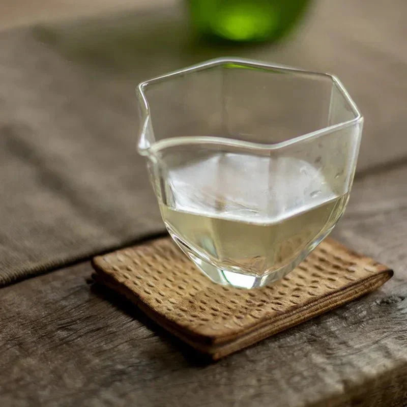 SereneWeave Handcrafted Cotton Linen Matchari Tea Cloth — 27 × 8 cm