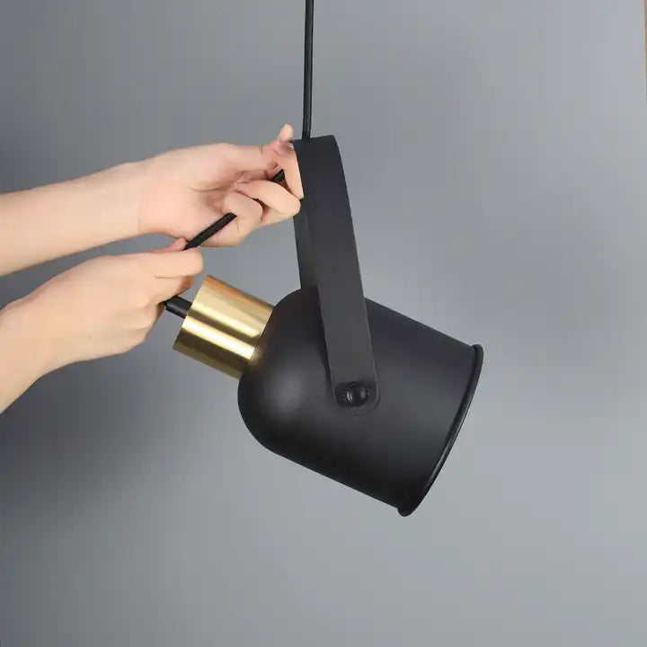 VelaLoft LED Pendant Light — Adjustable Hanging Wire, Warm Ambience