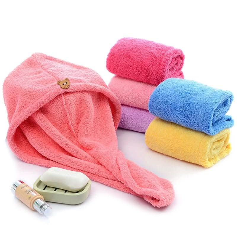 AirGlow Quick-Dry Microfiber Hair Turban — High-Absorbency, Gentle on All Hair Types