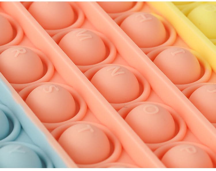 CalmWave Anti-Stress Ball — Pocket-Sized Push Pop Bubble Fidget, Rainbow