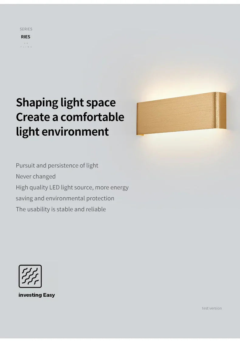APHRODITE Ultra-Thin Aluminum LED Wall Lamp, Acrylic Shade