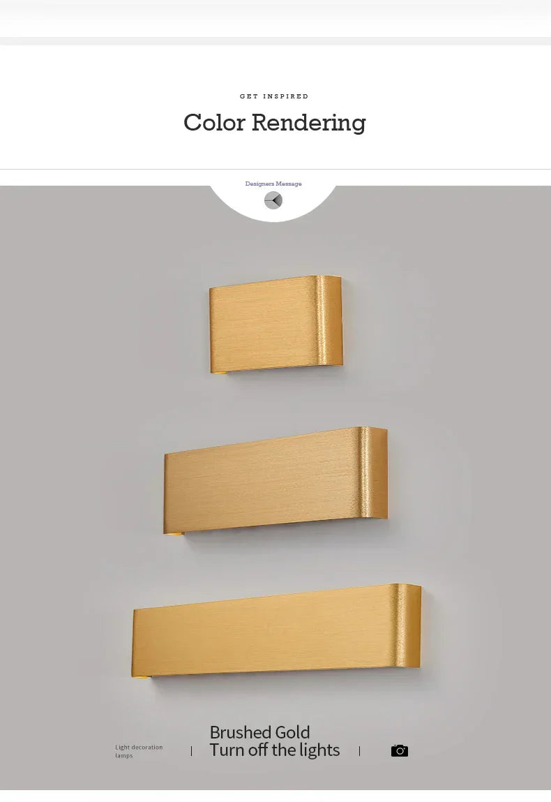 APHRODITE Ultra-Thin Aluminum LED Wall Lamp, Acrylic Shade