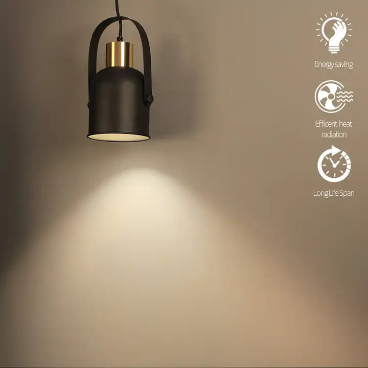 VelaLoft LED Pendant Light — Adjustable Hanging Wire, Warm Ambience