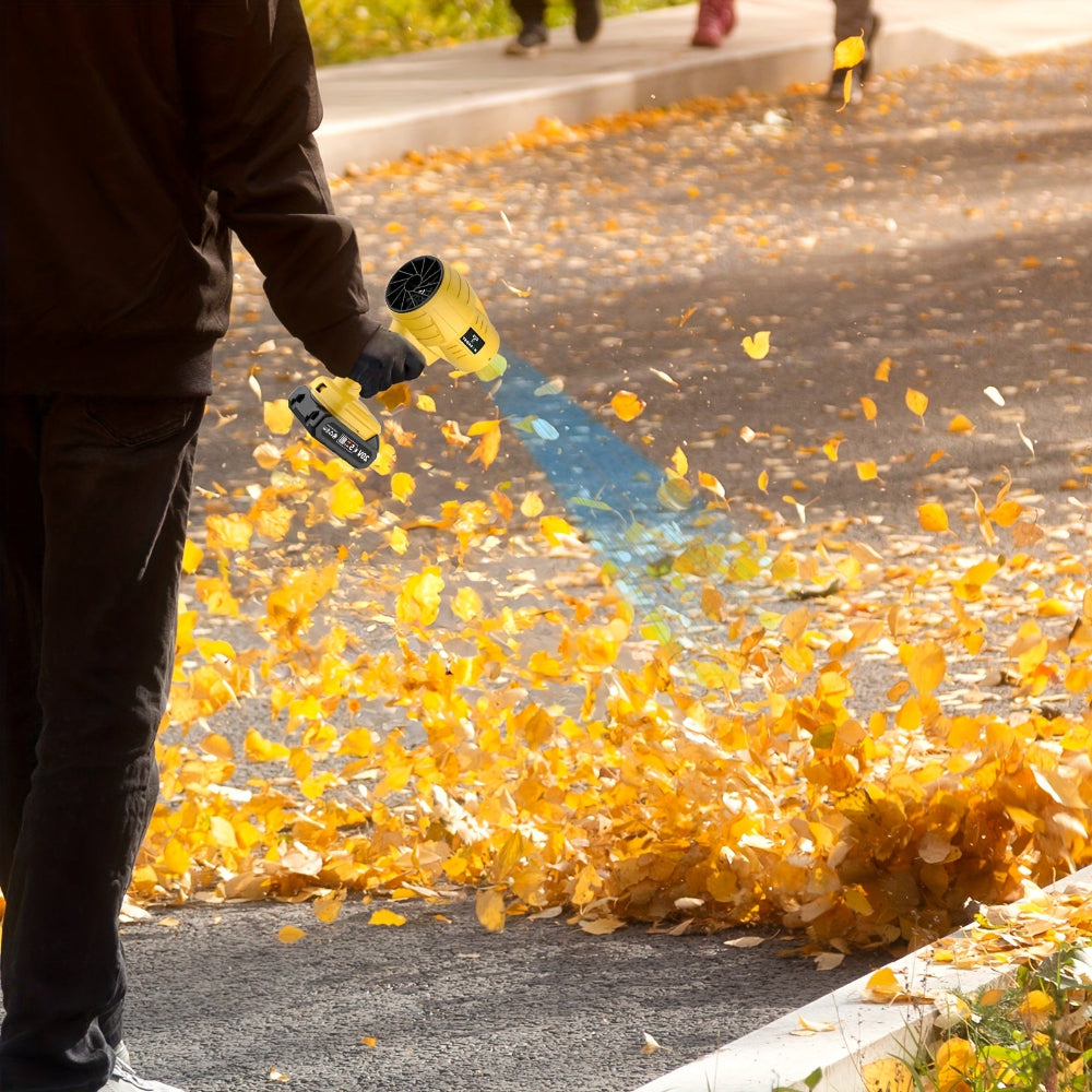 Leaf Blower Cordless Handheld Air Tool Strong Airflow Cleaning Device | Wildoxy
