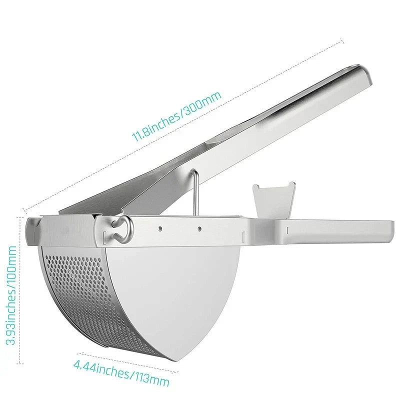 EaseMash Ergonomic Stainless Steel Potato Press