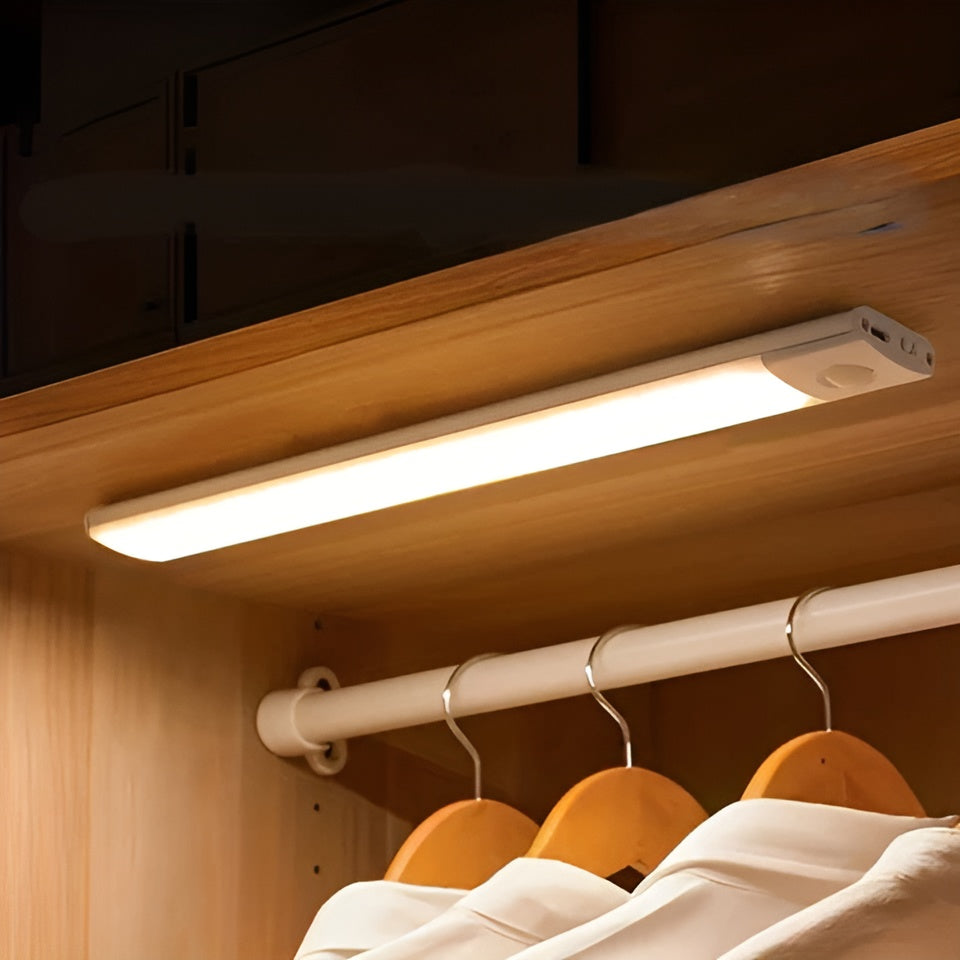 Uppladdningsbar LED-skåpbelysning - rörelsesensor, 20/30/40 cm