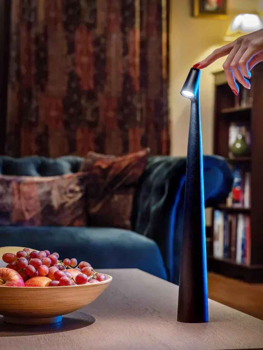 Nordic Wireless LED Table Lamp — Cord-Free Directed Beam
