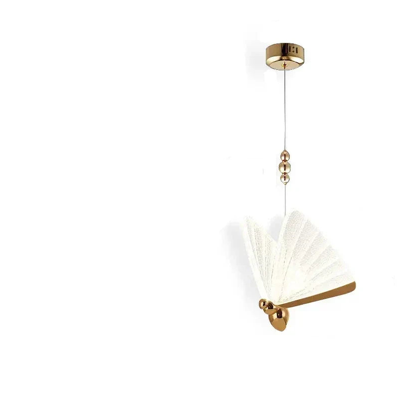 LumiMoth Artful Butterfly Pendant Lamp — Warm Glow & Delicate Silhouette