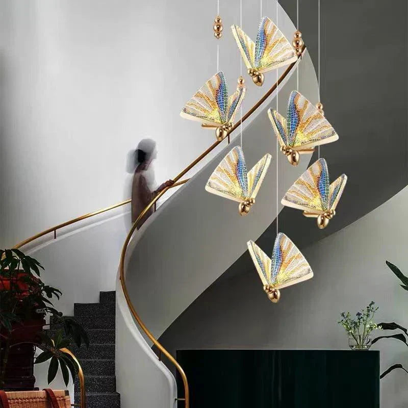 LumiMoth Artful Butterfly Pendant Lamp — Warm Glow & Delicate Silhouette