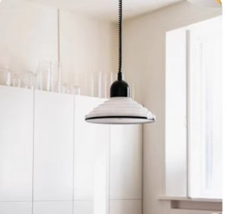 Beaumont French Cream Glass Pendant Light