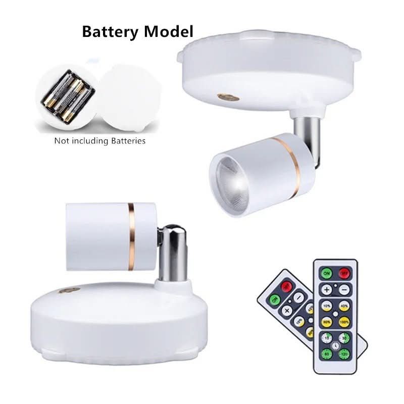 NovaBeam Wireless LED Floodlight — Remote Control, Battery Powered