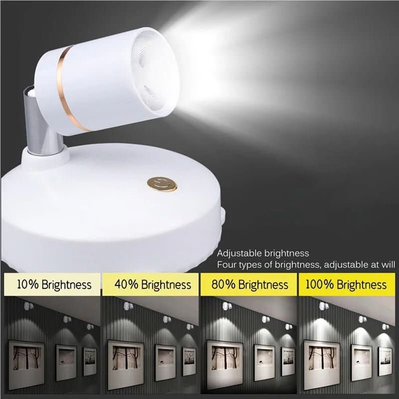 NovaBeam Wireless LED Floodlight — Remote Control, Battery Powered