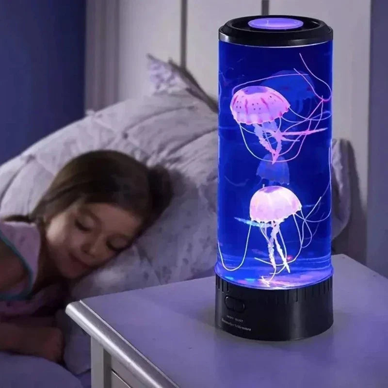 Lámpara LED oceánica con cambio de color — Luz nocturna de mesa
