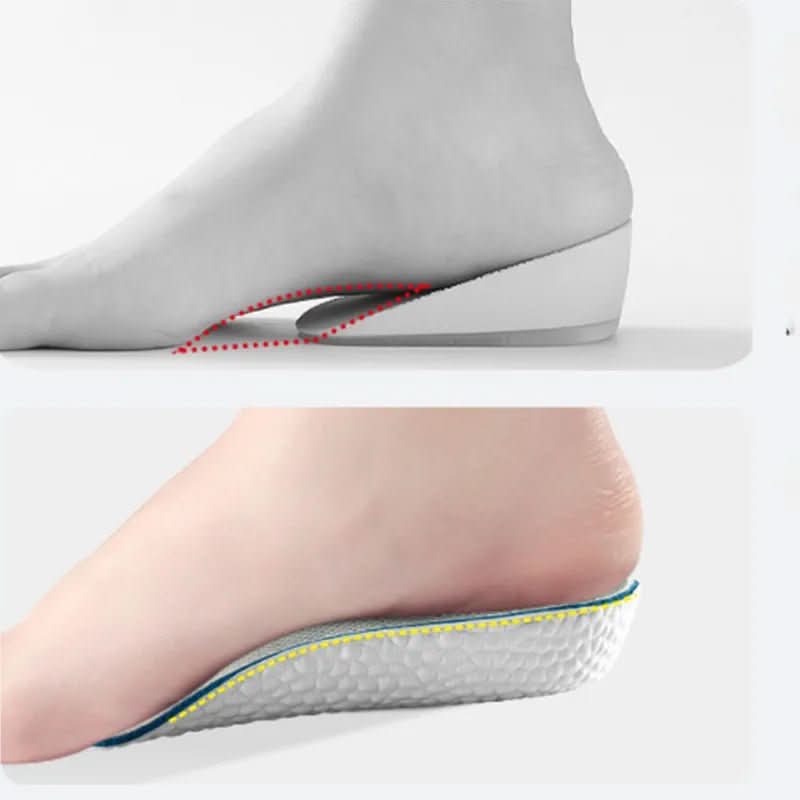 Palmilhas de suporte invisíveis AuraStep — Design ortopédico discreto, conforto silencioso sob os pés